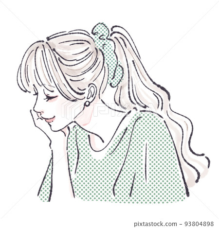 一個女人的插圖 93804898