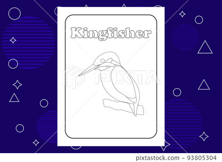 Bird coloring page or books for kids. Vector illustration Bird coloring page or books for kids. Vector illustration 93805304