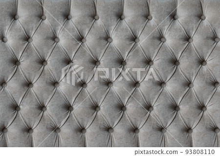 Gray capitone velours textile decoration with buttons Gray capitone velours textile decoration with buttons 93808110