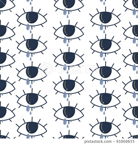 eyes with tears pattern seamless illustration of sad crying eye. print for your design, sorrow and grief concept eyes with tears pattern seamless illustration of sad crying eye. print for your design, sorrow and grief concept 93808655