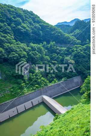 園原大壩 大壩下的景色 初夏的景色 93809068