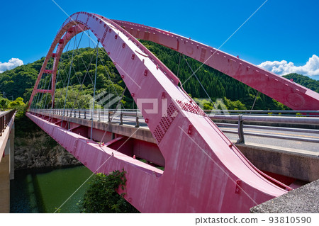 Motoyama Bridge in Nichinan Town, Tottori Prefecture 93810590