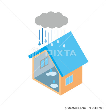 House with leak trouble House with leak trouble 93810789