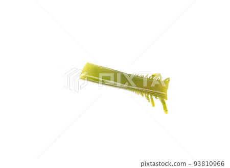 Laminaria (Kelp) Seaweed Isolated on White Background.Fresh seaweed wakame Laminaria (Kelp) Seaweed Isolated on White Background.Fresh seaweed wakame 93810966