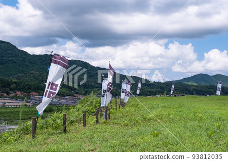 月山戶田城在夏天成為騎馬場 月山戶田城在夏天成為騎馬場 93812035