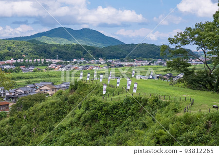 View from the ruins of Gassan Tomita Castle in summer View from the ruins of Gassan Tomita Castle in summer 93812265