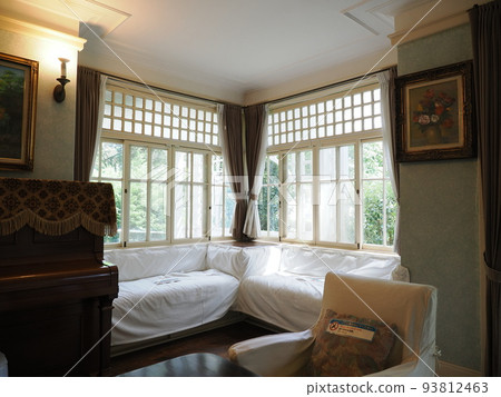 Edo-Tokyo Open Air Architectural Museum House in Den-en-chofu Okawa House (living room) 93812463