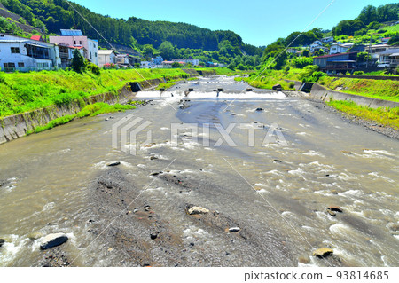 三原橋 / 從吾妻川上游看（群馬縣妻戀村）[2022年8月] 93814685