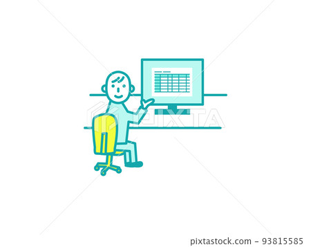 簿記插圖圖標 93815585