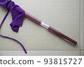 A Japanese sword placed in a Japanese-style room 93815727