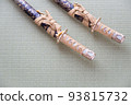 A short Japanese sword placed in a Japanese-style room 93815732