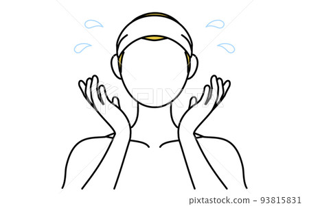 Beauty, men's skin care, men washing their faces Beauty, men's skin care, men washing their faces 93815831