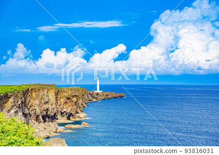 lighthouse on cliff lighthouse on cliff 93816031