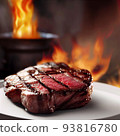 grilled rib eye steak 93816780