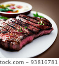 grilled rib eye steak 93816781