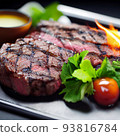 grilled rib eye steak 93816784