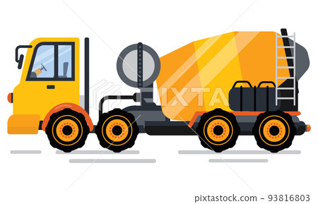 Engineering Machine, Concrete Mixer, Auto Vector Engineering Machine, Concrete Mixer, Auto Vector 93816803