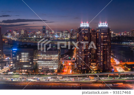 "Tokyo" Tokyo Bay Area / City Night View "Tokyo" Tokyo Bay Area / City Night View 93817468