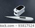 Pulse oximeter/thermometer 93817524