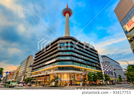 Kyoto Prefecture Cityscape around Kyoto Station Kyoto Tower 93817753