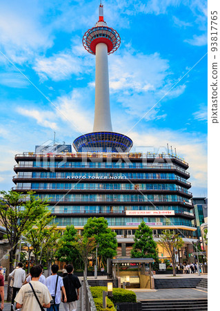 京都站京都塔附近的京都府城市景觀 93817765