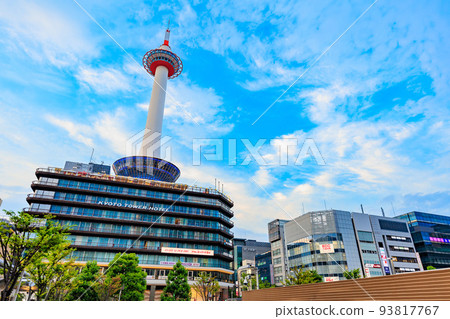 Kyoto Prefecture Cityscape around Kyoto Station Kyoto Tower 93817767