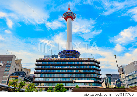 Kyoto Prefecture Cityscape around Kyoto Station Kyoto Tower 93817769