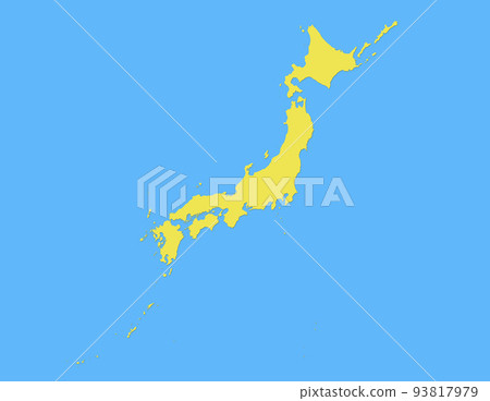 日本大尺寸地圖陰影種植允許 93817979