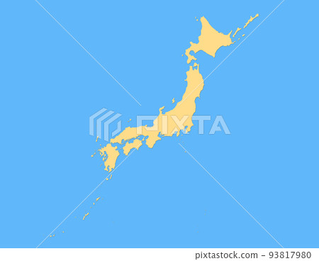 日本大尺寸地圖陰影種植允許 93817980