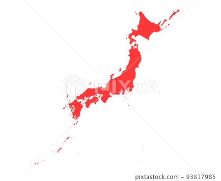 Large size map of Japan shaded cropping allowed Large size map of Japan shaded cropping allowed 93817985