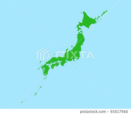 Large size map of Japan shaded cropping allowed Large size map of Japan shaded cropping allowed 93817988