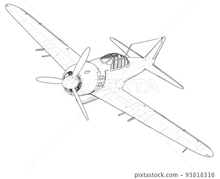 Zero Fighter Model 52 Hei 93818316