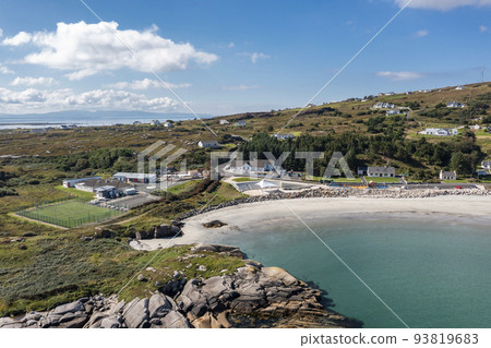 Aerial view of Leabgarrow on Arranmore Island in County Donegal, Republic of Ireland Aerial view of Leabgarrow on Arranmore Island in County Donegal, Republic of Ireland 93819683