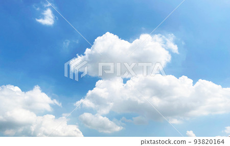 White cloud on beautiful blue sky 93820164