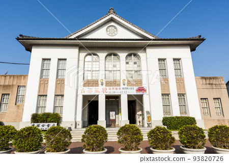 Building exterior of the Former Lukang Assembly Hall in Changhua, Taiwan. It now serves as a venue for Lukang Culture Center. 93820726