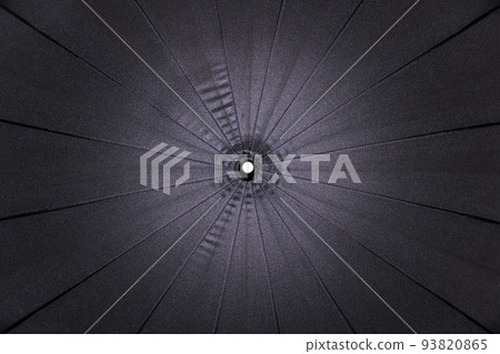 Black umbrella top view, background or texture Black umbrella top view, background or texture 93820865
