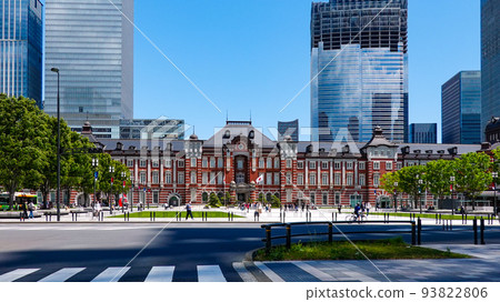 Tokyo Station Marunouchi Station Building from Gyoko Street 93822806