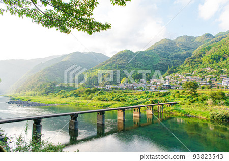 Asao Subsidence Bridge, Ochi Town, Kochi Prefecture Asao Subsidence Bridge, Ochi Town, Kochi Prefecture 93823543