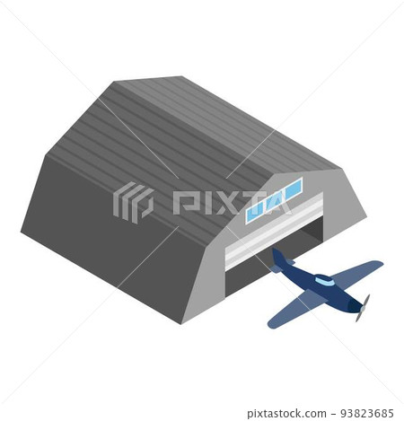 Small plane icon, isometric style Small plane icon, isometric style 93823685