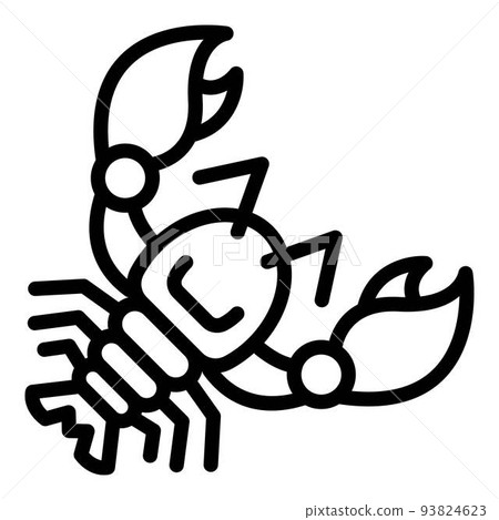 Lobster animal icon, outline style 93824623