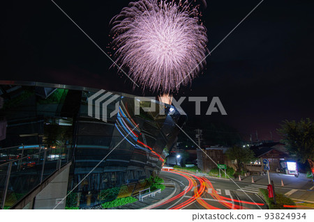 Yu Station and Oguni Fireworks Yu Station and Oguni Fireworks 93824934