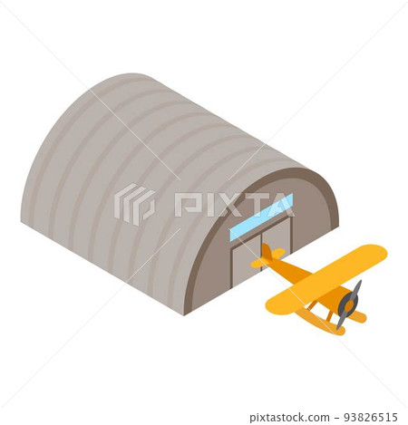 Retro seaplane icon, isometric style Retro seaplane icon, isometric style 93826515