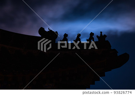 月夜的泗水孔子公園/防亭 月夜的泗水孔子公園/防亭 93826774