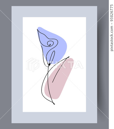Printable wall art vector poster set. Printable wall art vector poster set. 93826775