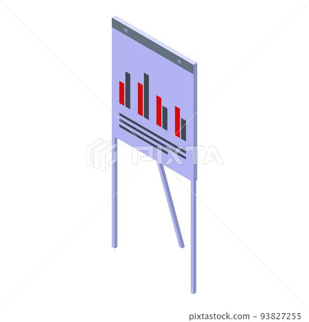 Office manager banner icon, isometric style Office manager banner icon, isometric style 93827255