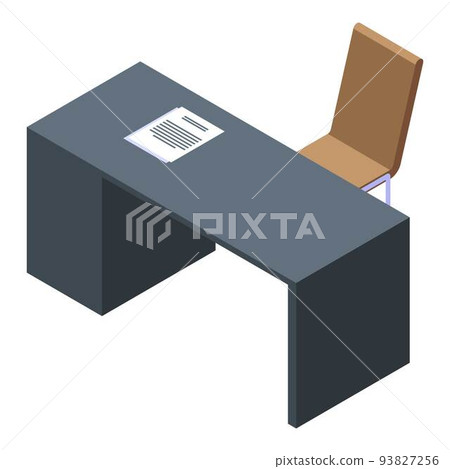 Office manager desktop icon, isometric style Office manager desktop icon, isometric style 93827256