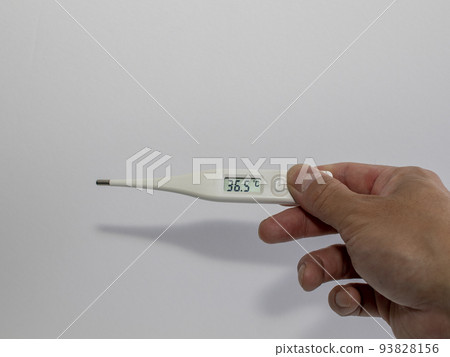 I took my temperature with a thermometer and it was normal. 93828156