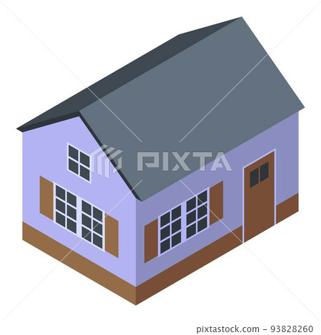 House delivery icon, isometric style House delivery icon, isometric style 93828260