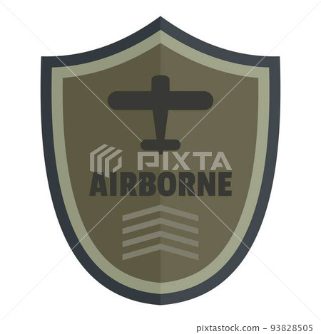 Airborne icon logo, flat style Airborne icon logo, flat style 93828505