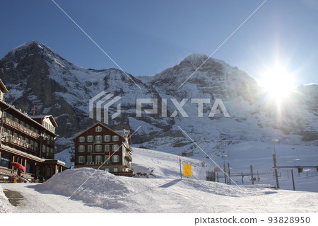 Eiger seen from Kleine Scheidegg, Switzerland Eiger seen from Kleine Scheidegg, Switzerland 93828950